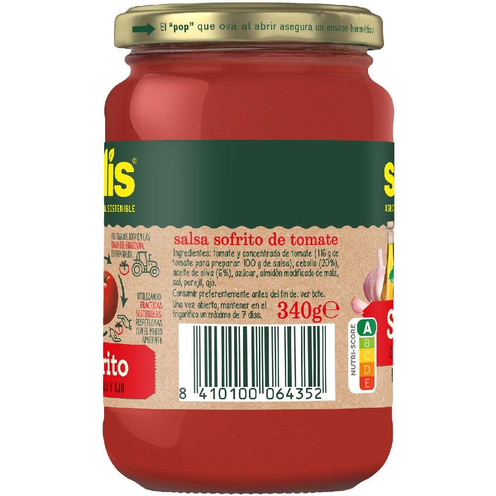 Eroski Tomate sofrito estilo casero SOLIS frasco 340 g Oferta especial