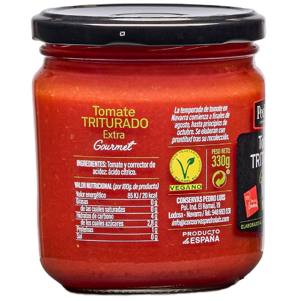 Eroski Tomate triturado PEDRO LUIS GOURMET frasco 370 g Liquidación