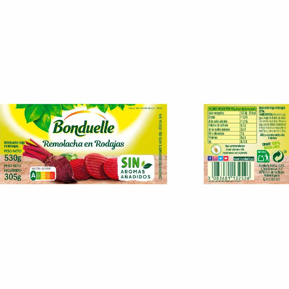 Eroski Remolacha en rodajas BONDUELLE frasco 305 g Oferta exclusiva