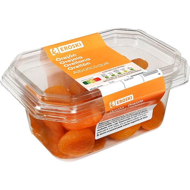 Eroski Orejón de albaricoque EROSKI tarrina 270 g Rebajas de fin de temporada
