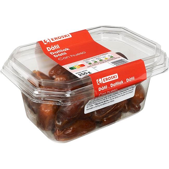 Eroski Dátil con hueso EROSKI bandeja 250 g Gran oferta