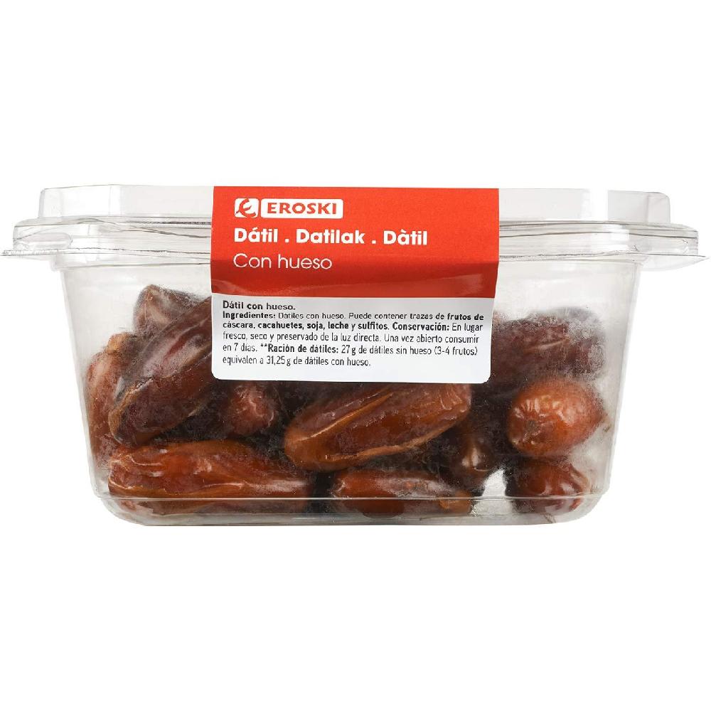 Eroski Dátil con hueso EROSKI bandeja 250 g Gran oferta
