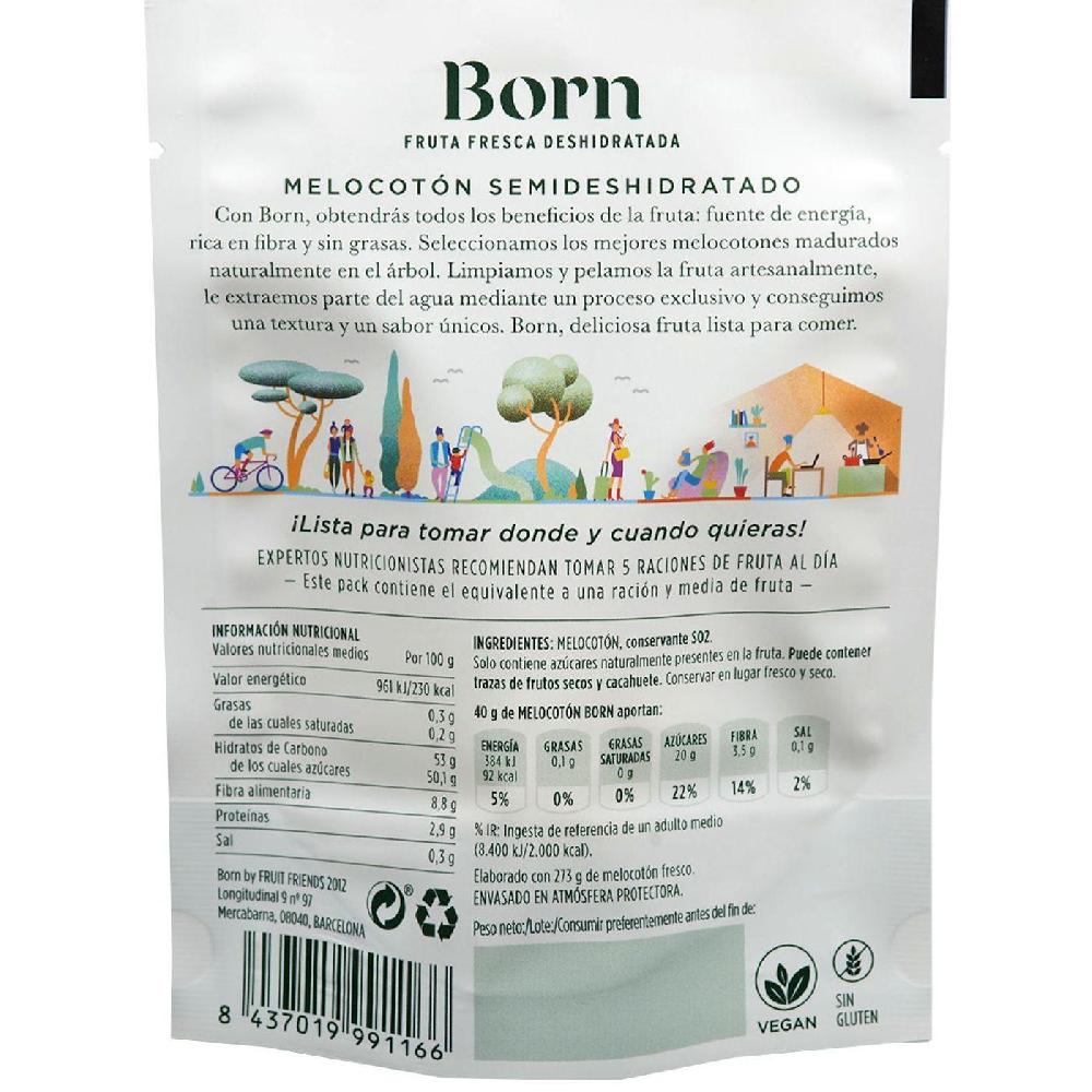 Eroski Melocotón deshidratado BORN bolsa 40 g Rebajas de fábrica