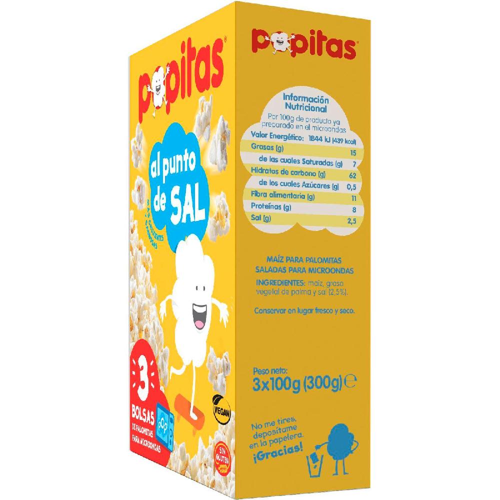 Eroski Palomitas POPITAS pack 3x100 g Envío gratis