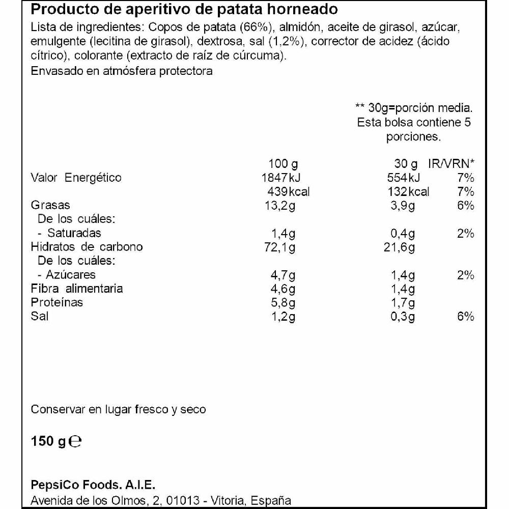 Eroski Patatas fritas al horno con sal LAY'S bolsa 150 g Solo hoy