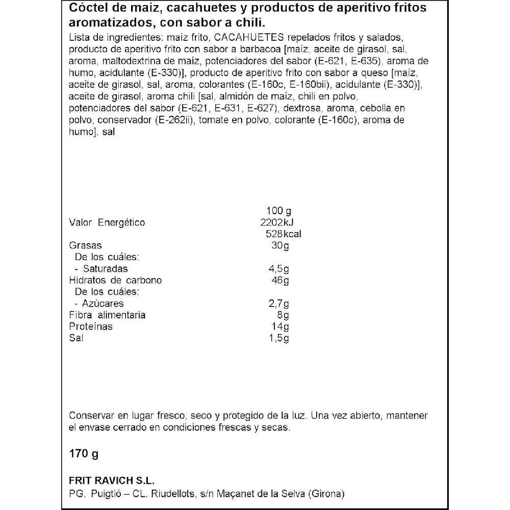 Eroski Cocktail chilli picante FRIT RAVICH bolsa 170 g Superdescuento