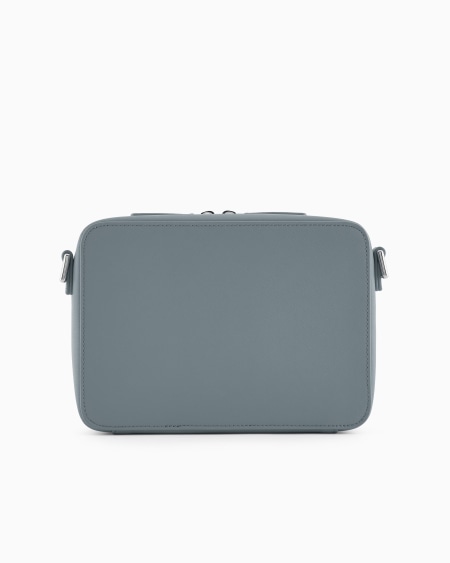 Armani Minifunda para cámara de piel saffiano regenerada con placa de águila ASV Limitado a 3 días