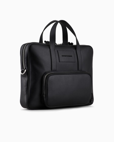 Armani Bolso modelo business de piel abatanada Descuentos del mes