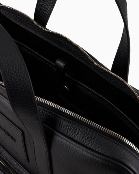 Armani Bolso modelo business de piel abatanada Descuentos del mes