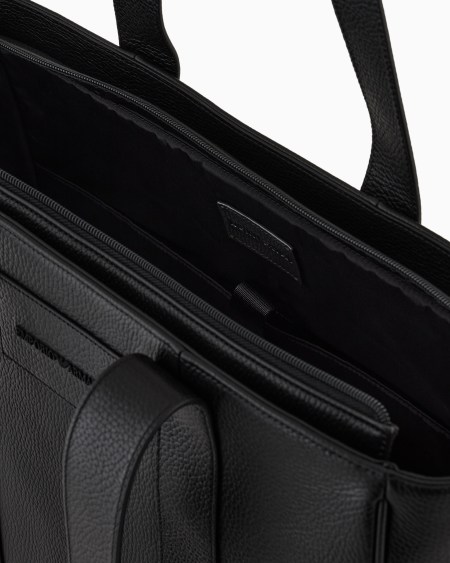 Armani Bolso shopper de piel abatanada Oferta exclusiva
