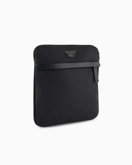 Armani Bandolera plana de nailon reciclado ASV Outlet