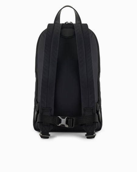 Armani Mochila de nailon reciclado ASV Outlet online