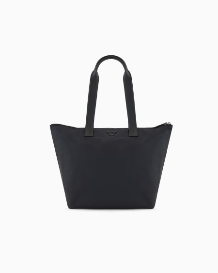 Armani Bolso shopper mediano de nailon reciclado ASV