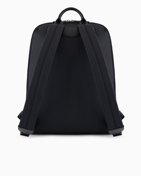 Armani Mochila redonda de nailon reciclado ASV Gran oferta