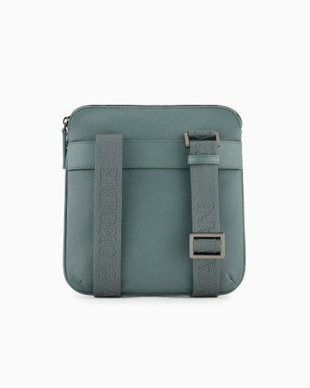 Armani Bandolera plana de nailon reciclado ASV Rebajas de fábrica