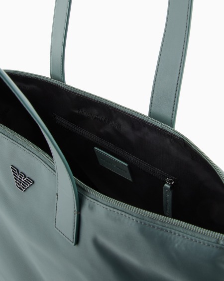 Armani Bolso shopper mediano de nailon reciclado ASV Ventas relámpago