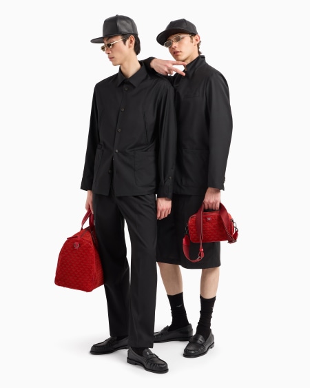Armani Pantalones con pinzas en lana fría superligera Últimos 3 días