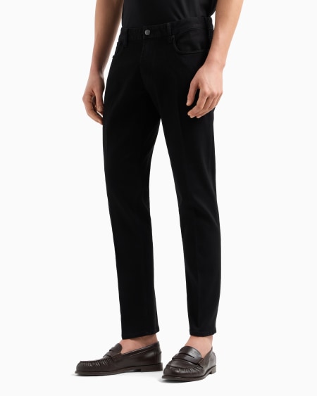 Armani Vaqueros J06 slim fit de cómodo denim aclarado Último día