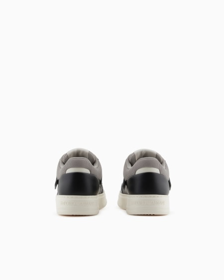 Armani Deportivas de piel y malla con detalles en contraste Envío internacional gratuito