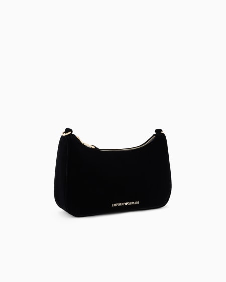Armani Bolso de hombro baguette de terciopelo Rebajas baratas