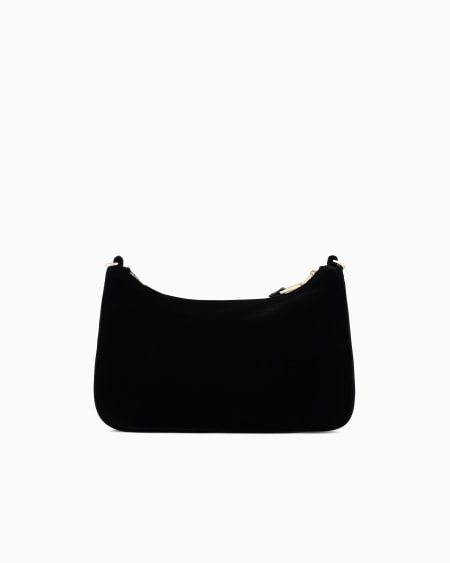 Armani Bolso de hombro baguette de terciopelo Rebajas baratas
