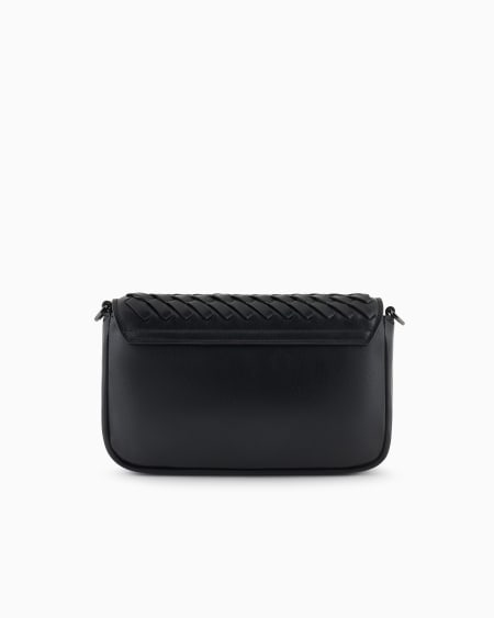 Armani Minibolso de piel trenzada con bandolera de cadena Rebajas de fábrica