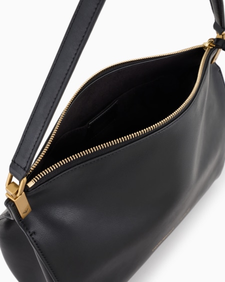 Armani Bolso de mano mediano de piel lisa Tienda