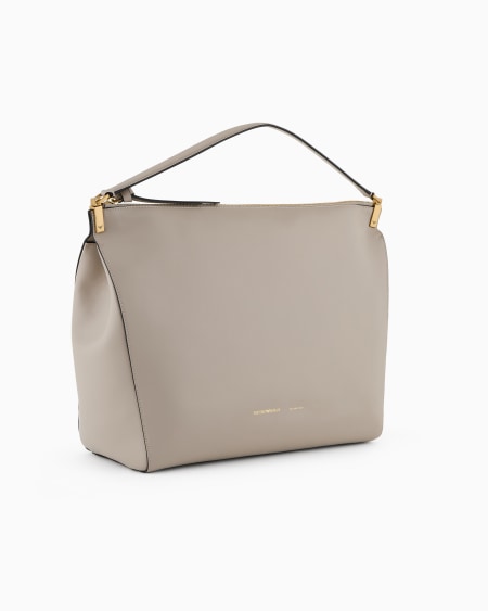 Armani Bolso de mano grande de piel lisa Mejor oferta
