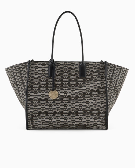 Armani Maxibolso shopper con estampado integral de monograma