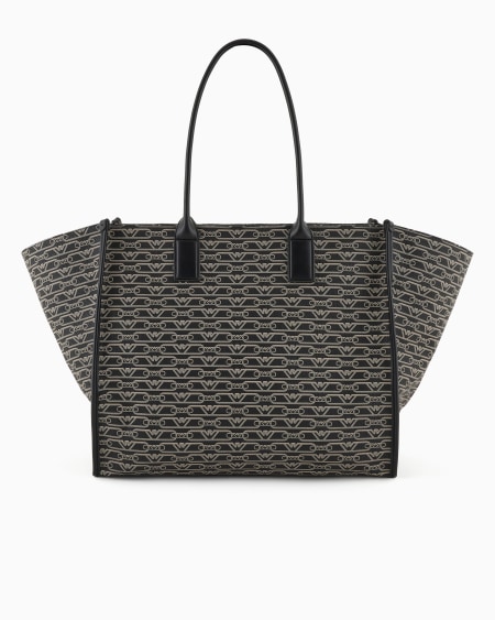 Armani Maxibolso shopper con estampado integral de monograma Últimos 3 días