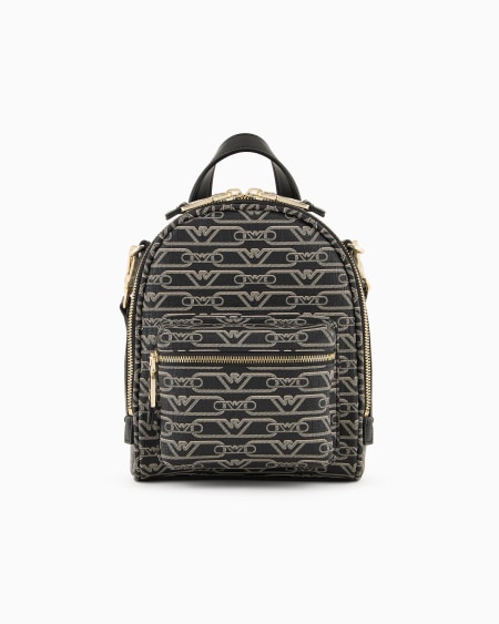 Armani Minimochila bandolera con estampado integral de monograma Últimos 2 días
