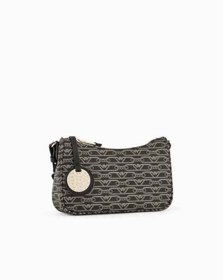 Armani Bolso baguette con estampado integral de monograma Último día