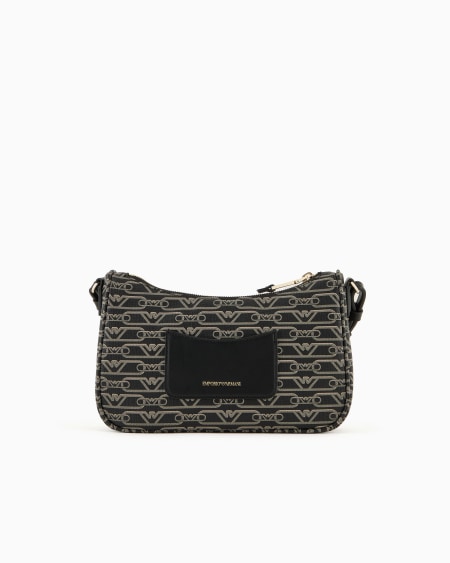 Armani Bolso baguette con estampado integral de monograma Último día