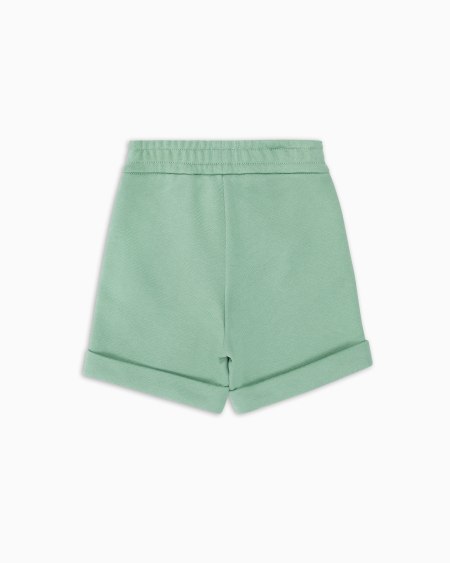 Armani Pantalones cortos de punto orgánico con estampado Manga Bear Crew ASV En oferta