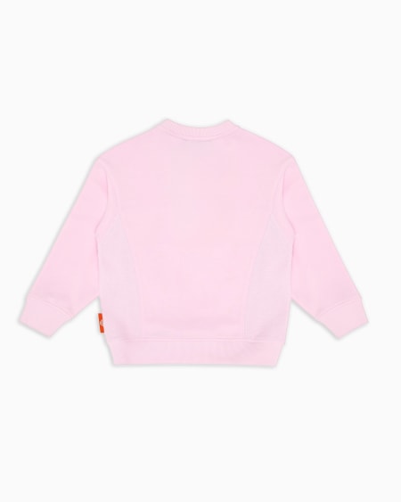 Armani Sudadera de punto orgánico con estampado Manga Bear Crew ASV Libre de impuestos