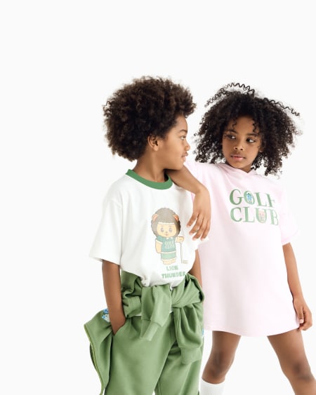 Armani Bermudas holgadas de punto orgánico con estampado Manga Bear Crew ASV Devoluciones gratuitas
