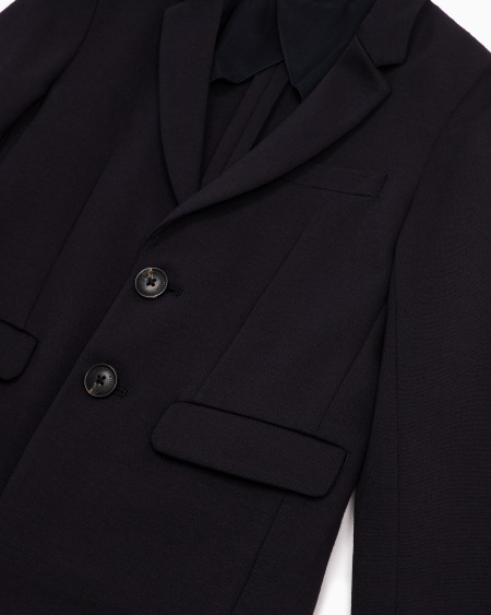 Armani Chaqueta de abotonadura sencilla de punto Outlet