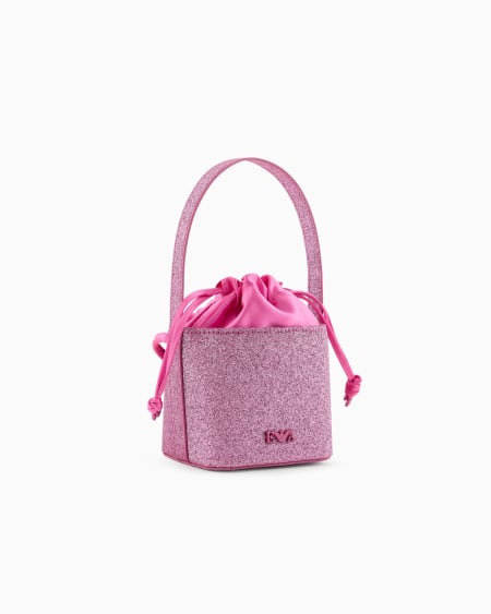 Armani Bolso bandolera con purpurina y cordón Venta caliente