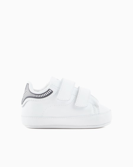 Armani Deportivas de napa con velcro