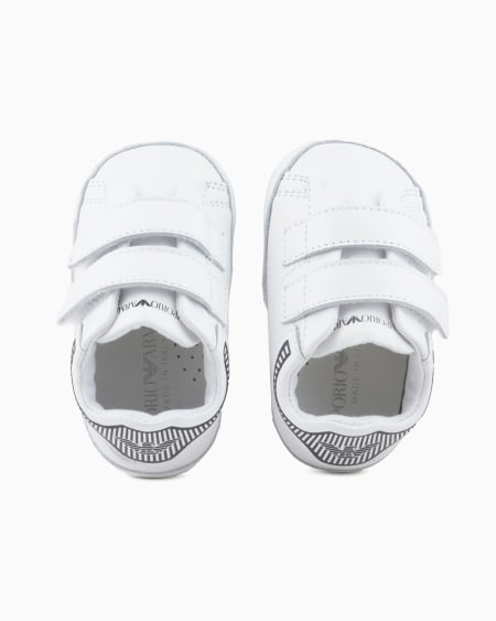 Armani Deportivas de napa con velcro En oferta
