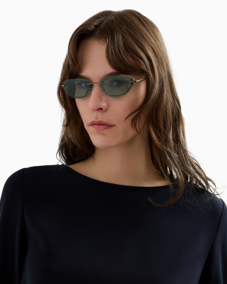 Armani Gafas de sol estilo ojo de gato para mujer Mejor oferta