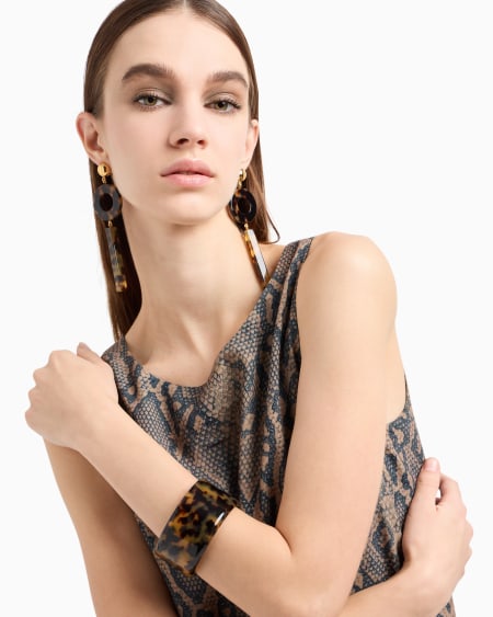 Armani Pulsera rígida efecto carey COMPRAR AHORA