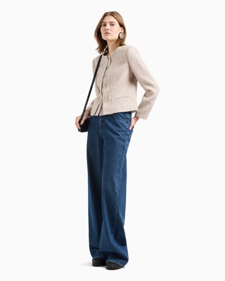 Armani Chaqueta de tweed de lúrex Envío internacional gratuito