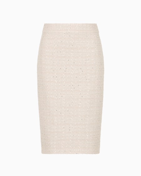 Armani Falda en tweed de lúrex