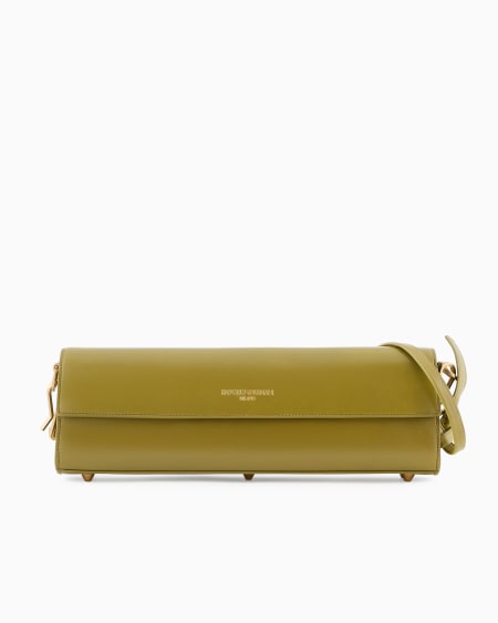 Armani Bolso de mano bandolera con solapa en piel lisa