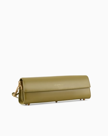 Armani Bolso de mano bandolera con solapa en piel lisa Rebajas de fin de temporada