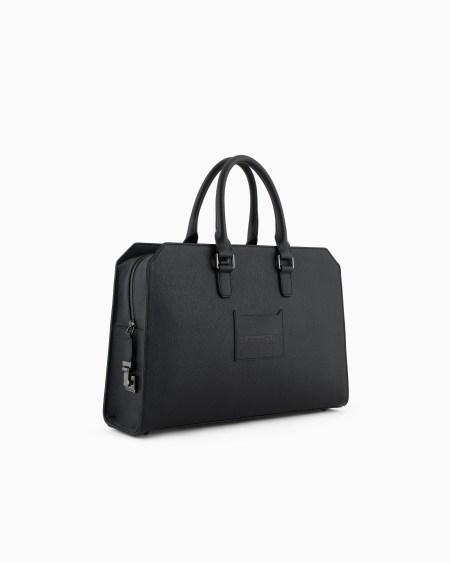 Armani Bolso modelo business de piel abatanada Outlet online