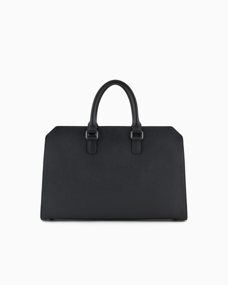 Armani Bolso modelo business de piel abatanada Outlet online