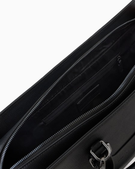 Armani Bolso modelo business de piel abatanada Outlet online