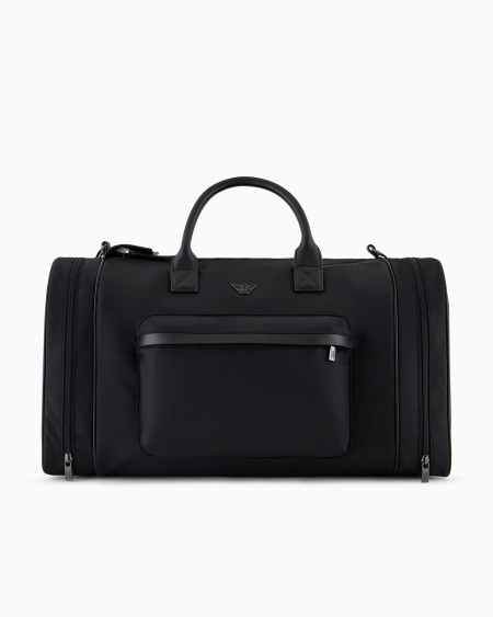 Armani Bolso de fin de semana en nailon reciclado ASV